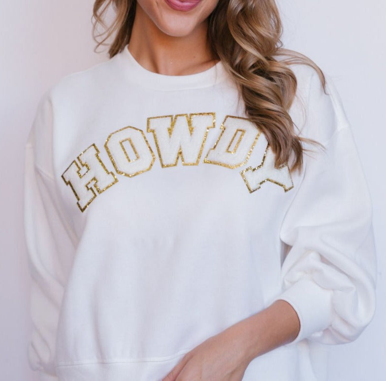 HOWDY WHITE PULLOVER