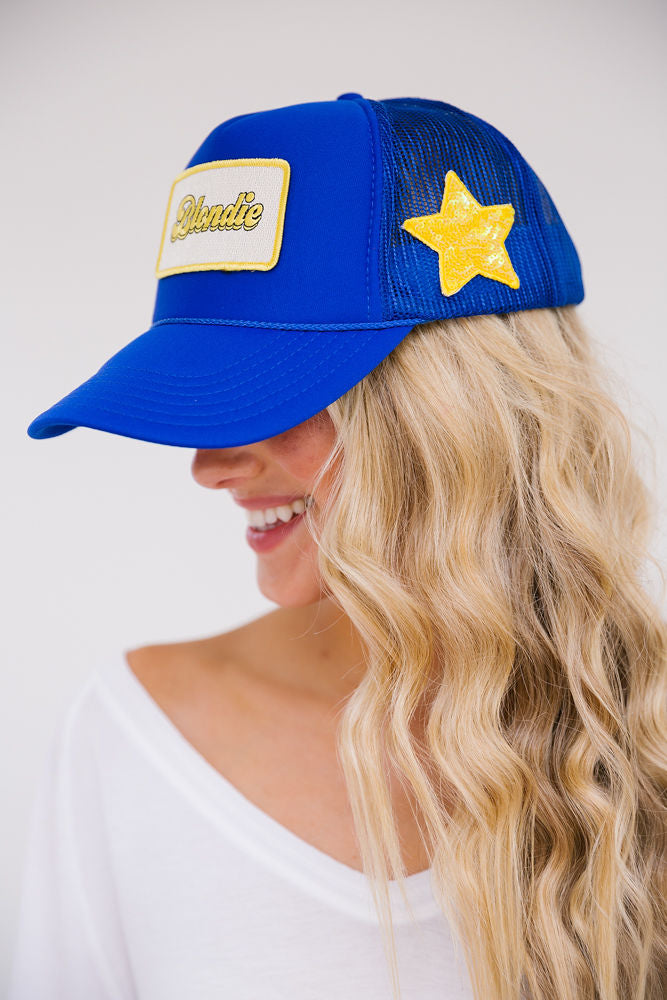 BLONDIE PATCH TRUCKER HAT HAT Judith March   