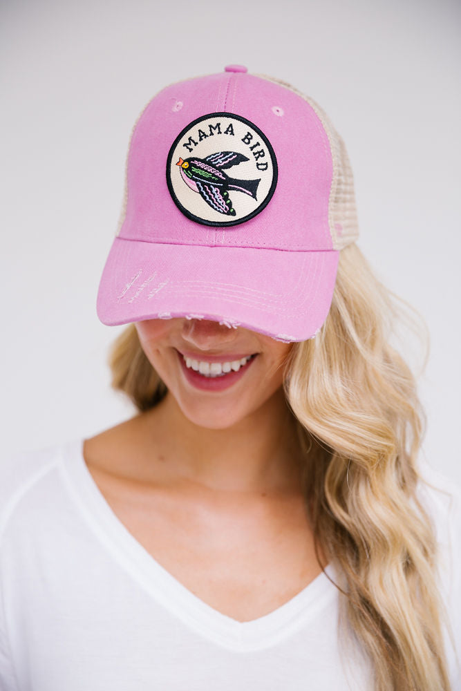 MIDNIGHT MAMA BIRD PATCH HAT Hats Judith March