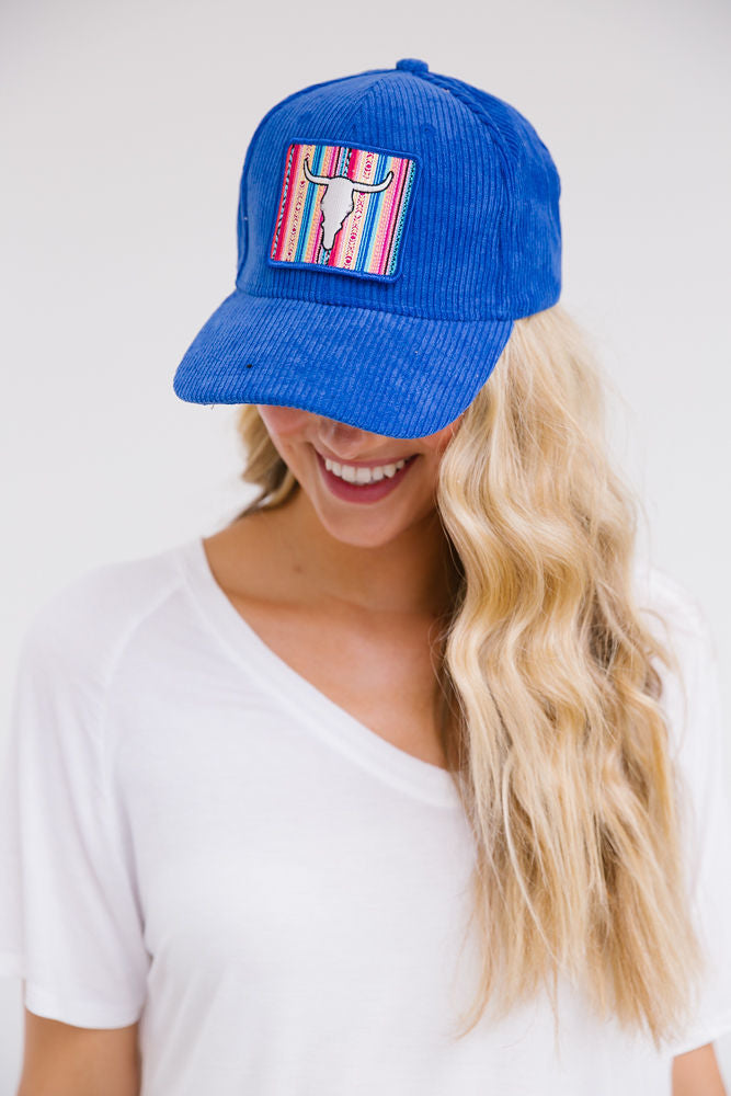 STRIPED STEER PATCH HAT HAT Judith March   
