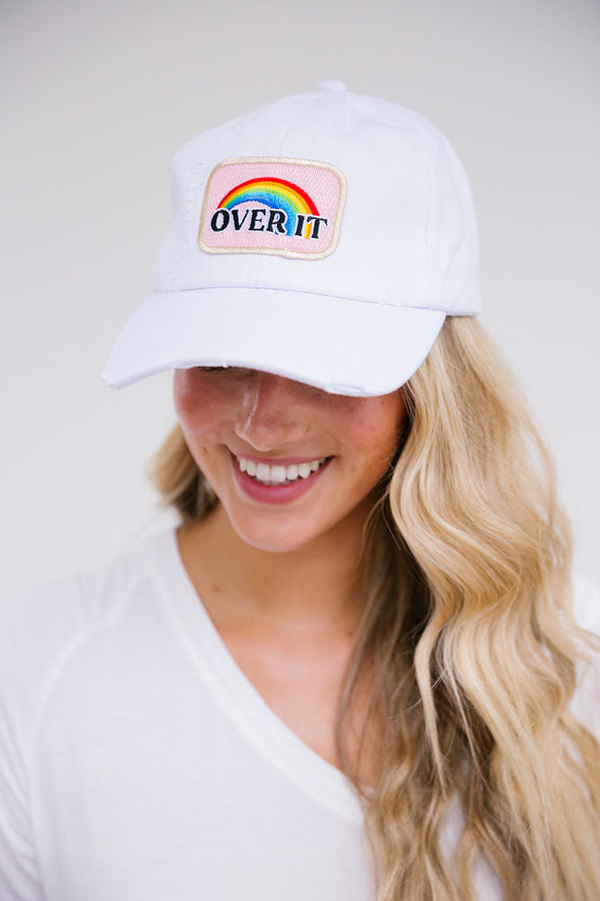 OVER IT PATCH HAT Hats Judith March WHITE  