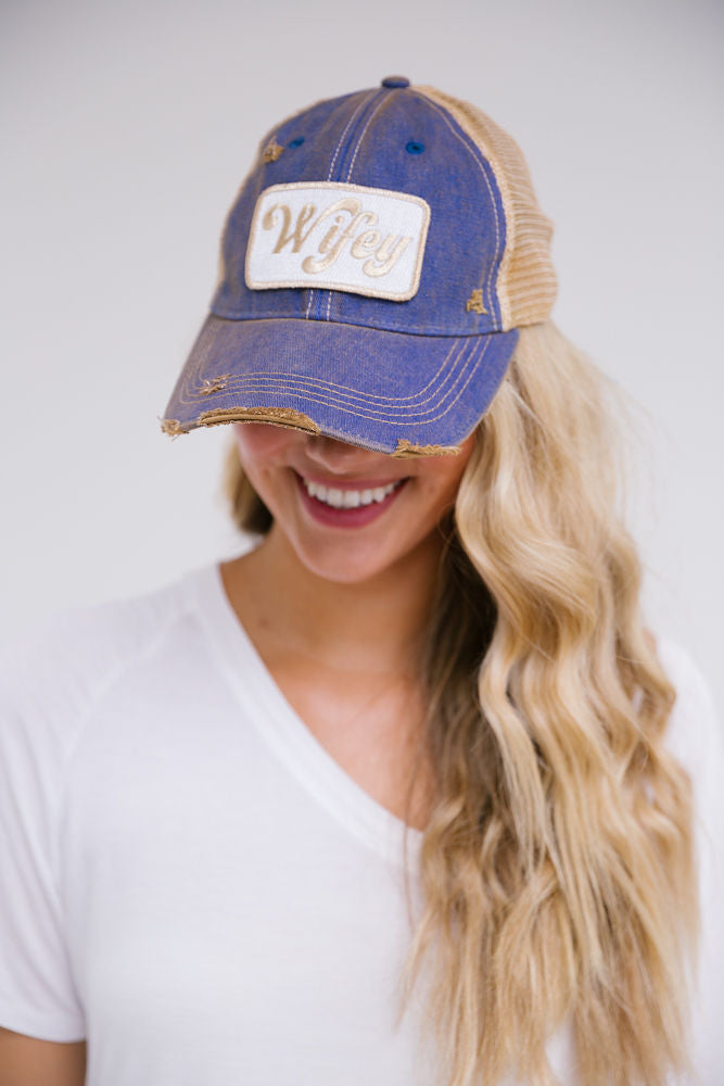 WIFEY PATCH HAT Hats Judith March   
