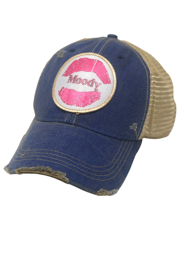 MOODY DISTRESSED PATCH HAT Hats Judith March   
