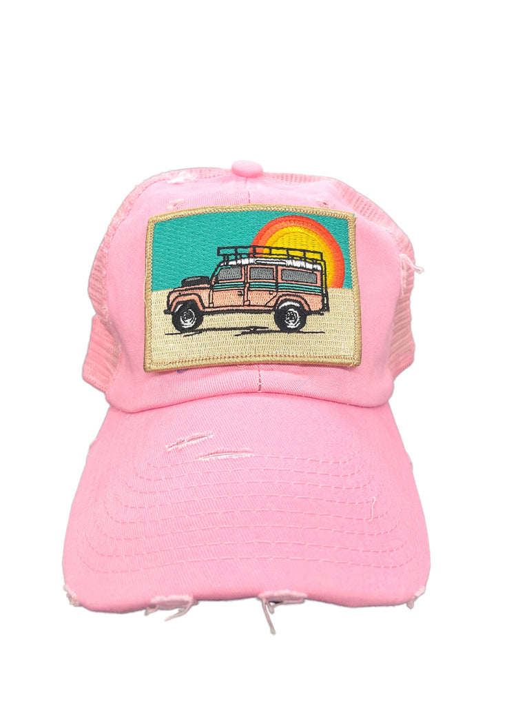 SUNSET LAND ROVER PATCH HAT