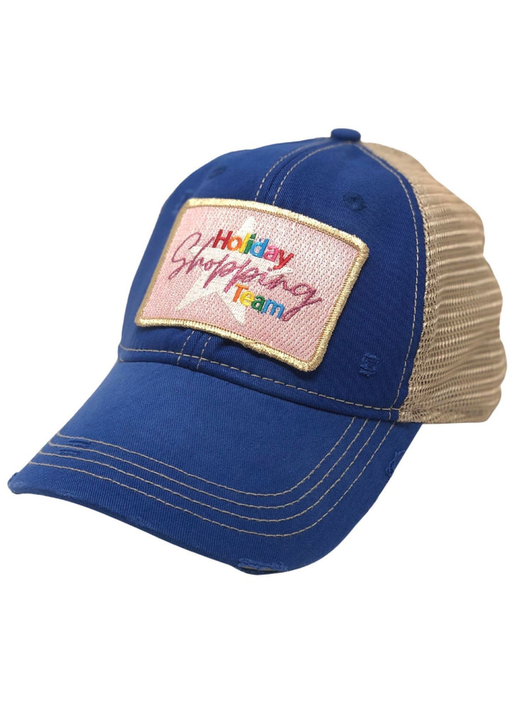 HOLIDAY SHOPPING TEAM PATCH HAT