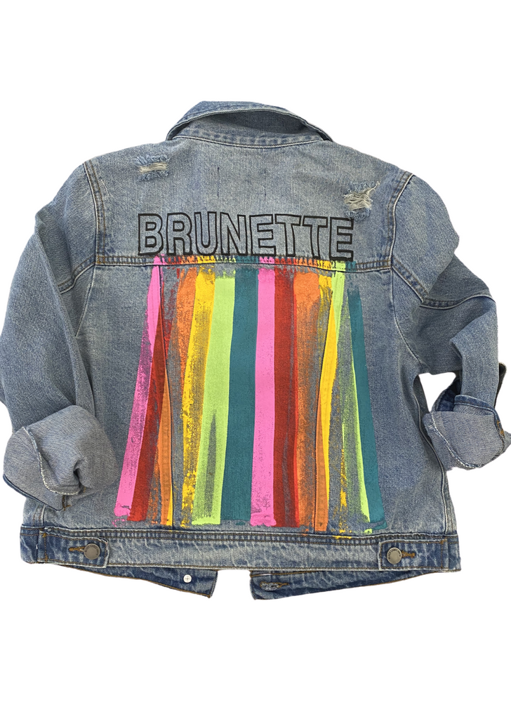 BRUNETTE DENIM JACKET OUTERWEAR Judith March SMALL/CROP  