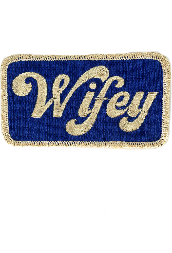 METALLIC WIFEY PATCH HAT Hats Judith March   