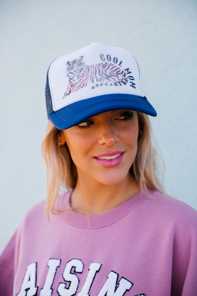 COOL MOM TIGER TRUCKER HAT Hats Judith March   