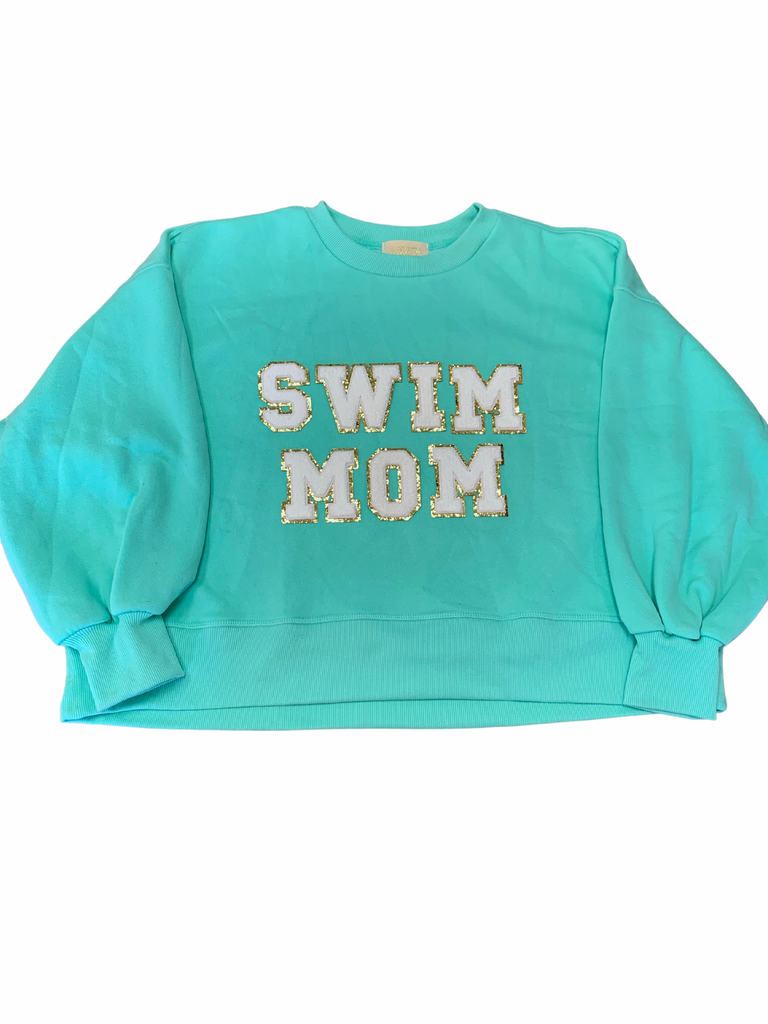 SWIM MOM PULLOVER pullover Judith March SMALL MINT 