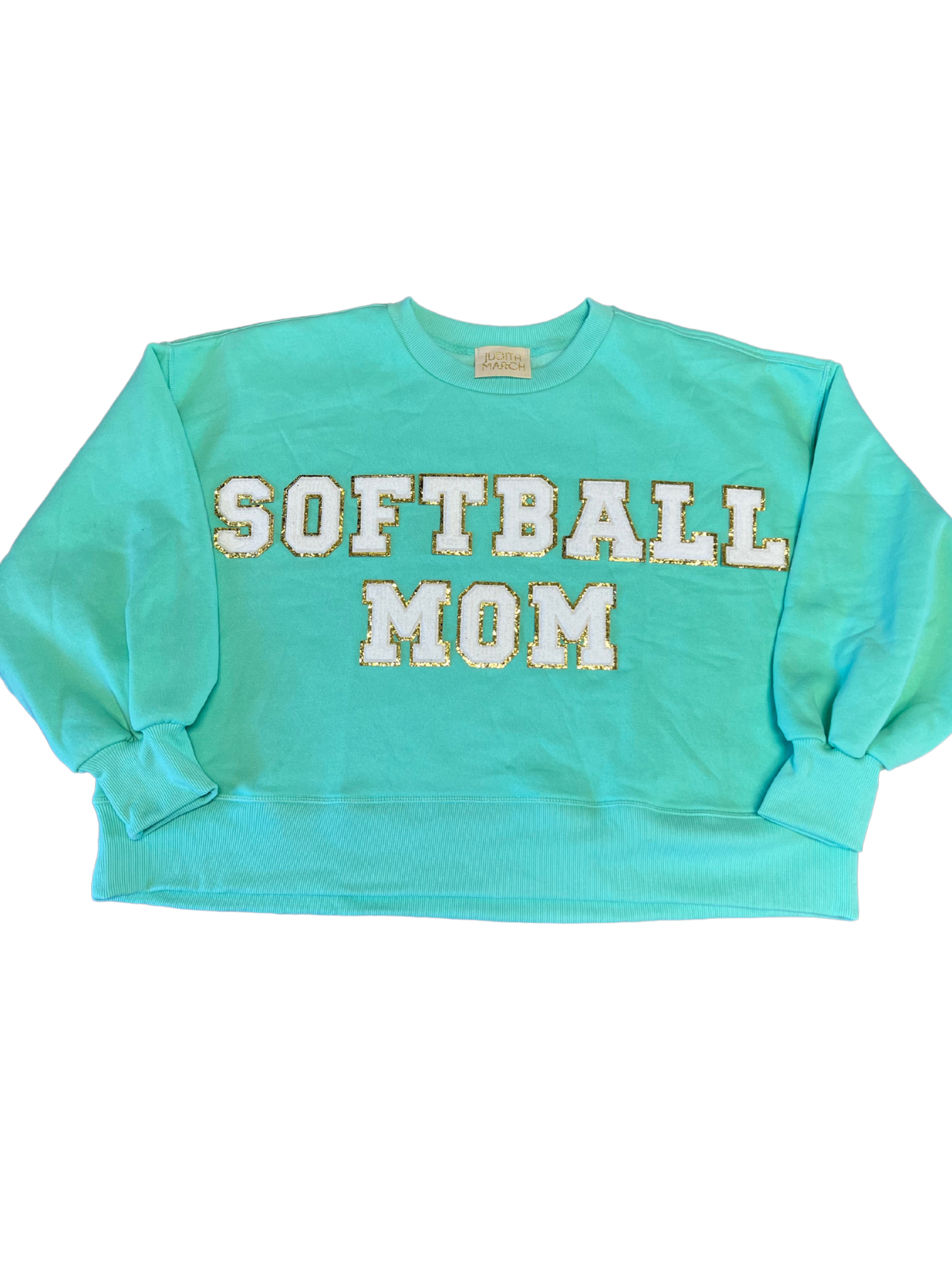 SOFTBALL MOM PULLOVER TOPS Judith March SMALL MINT 
