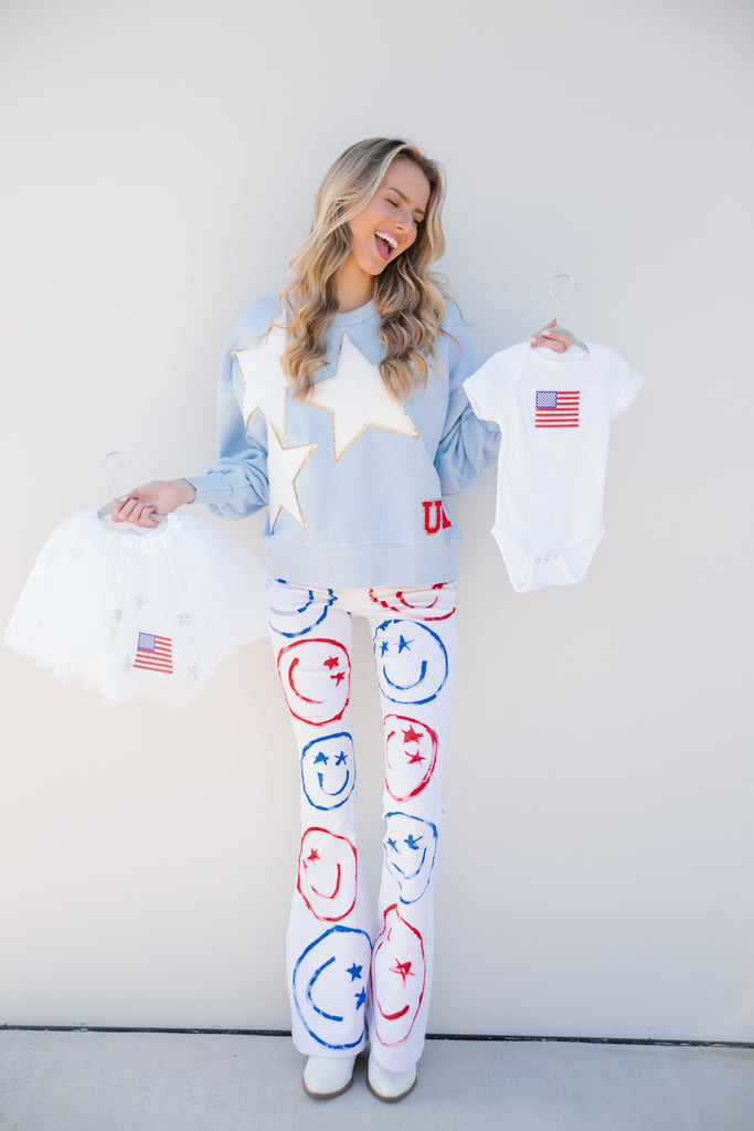 MINI KIDS ONE FOR ALL WHITE ONESIE* KIDS Judith March