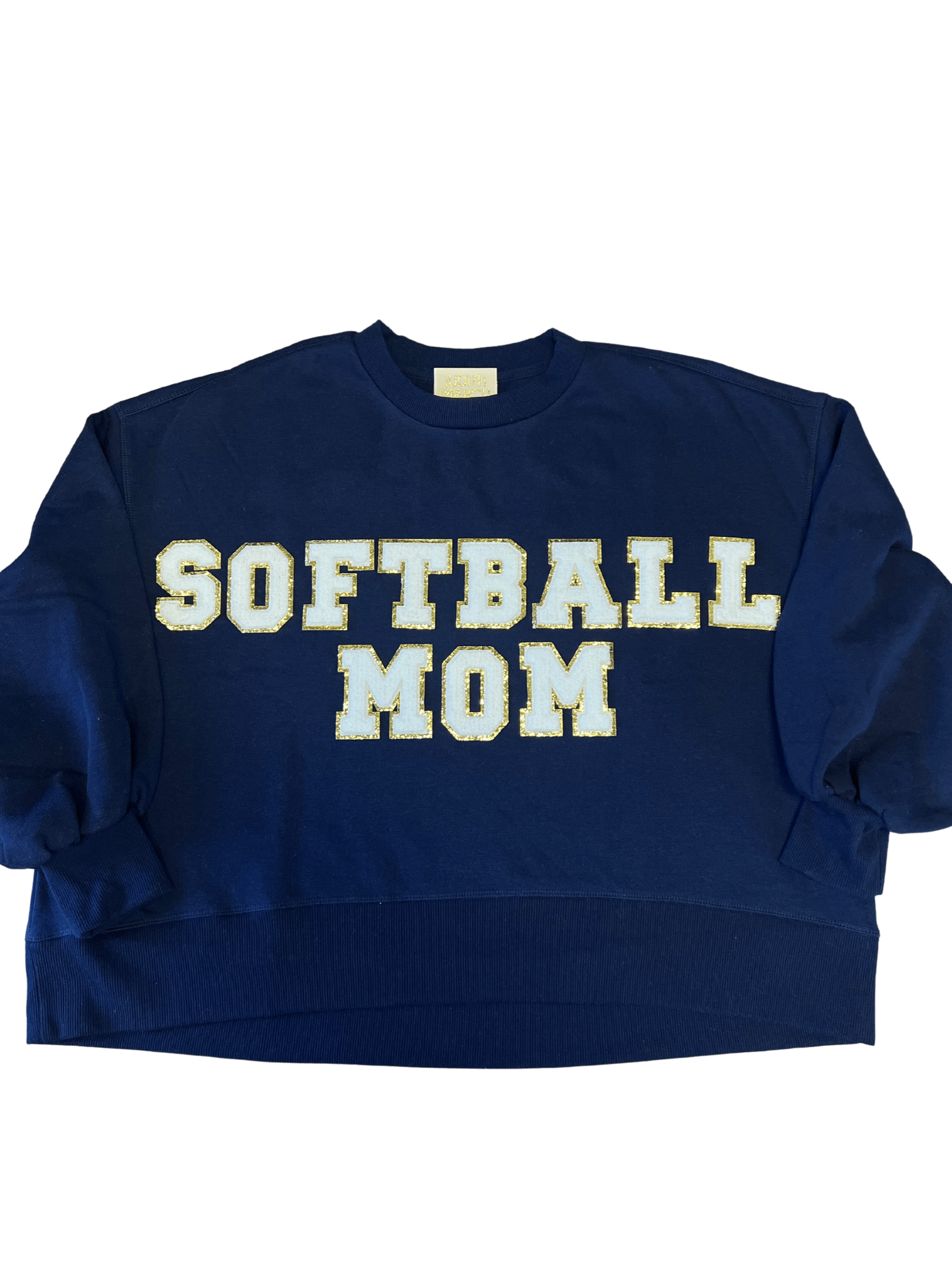 SOFTBALL MOM PULLOVER TOPS Judith March SMALL NAVY