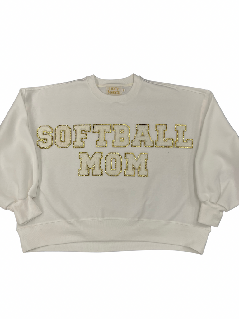 SOFTBALL MOM PULLOVER TOPS Judith March