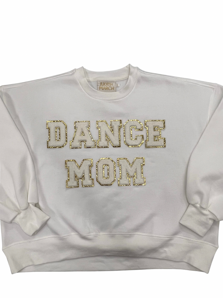 DANCE MOM PULLOVER pullover Judith March SMALL WHITE 