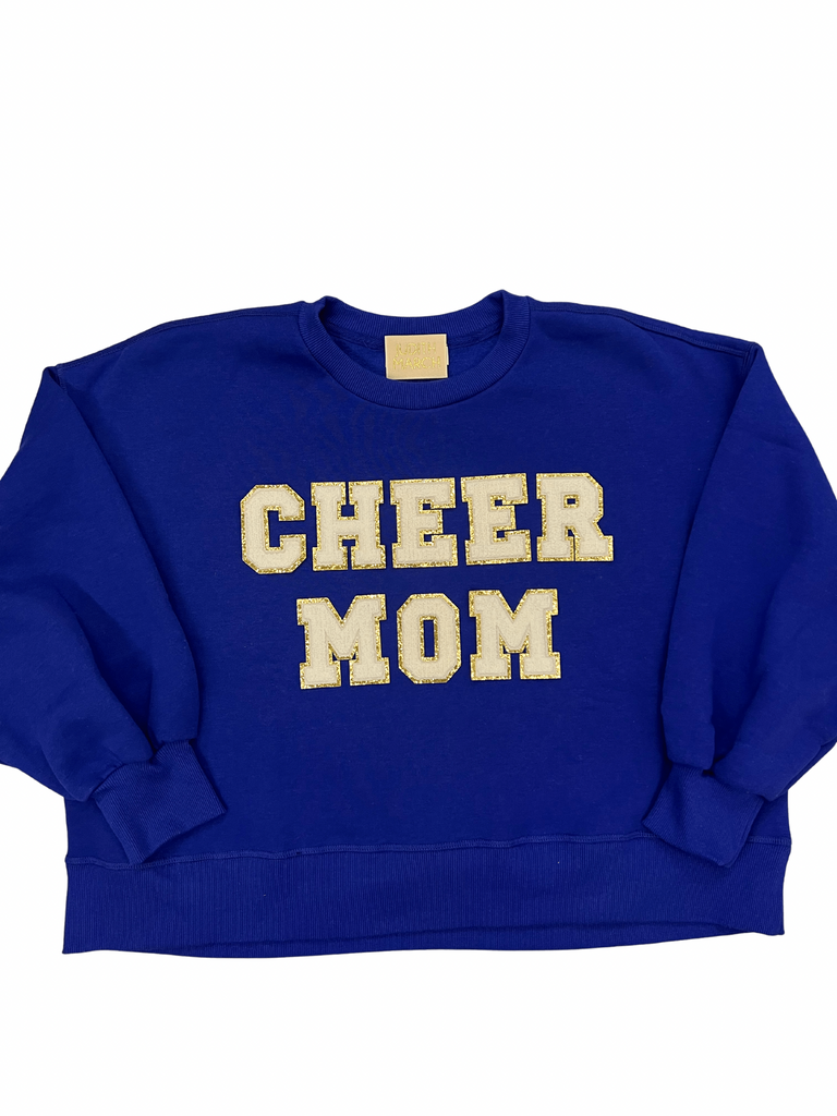 CHEER MOM PULLOVER pullover Judith March SMALL ROYAL BLUE 