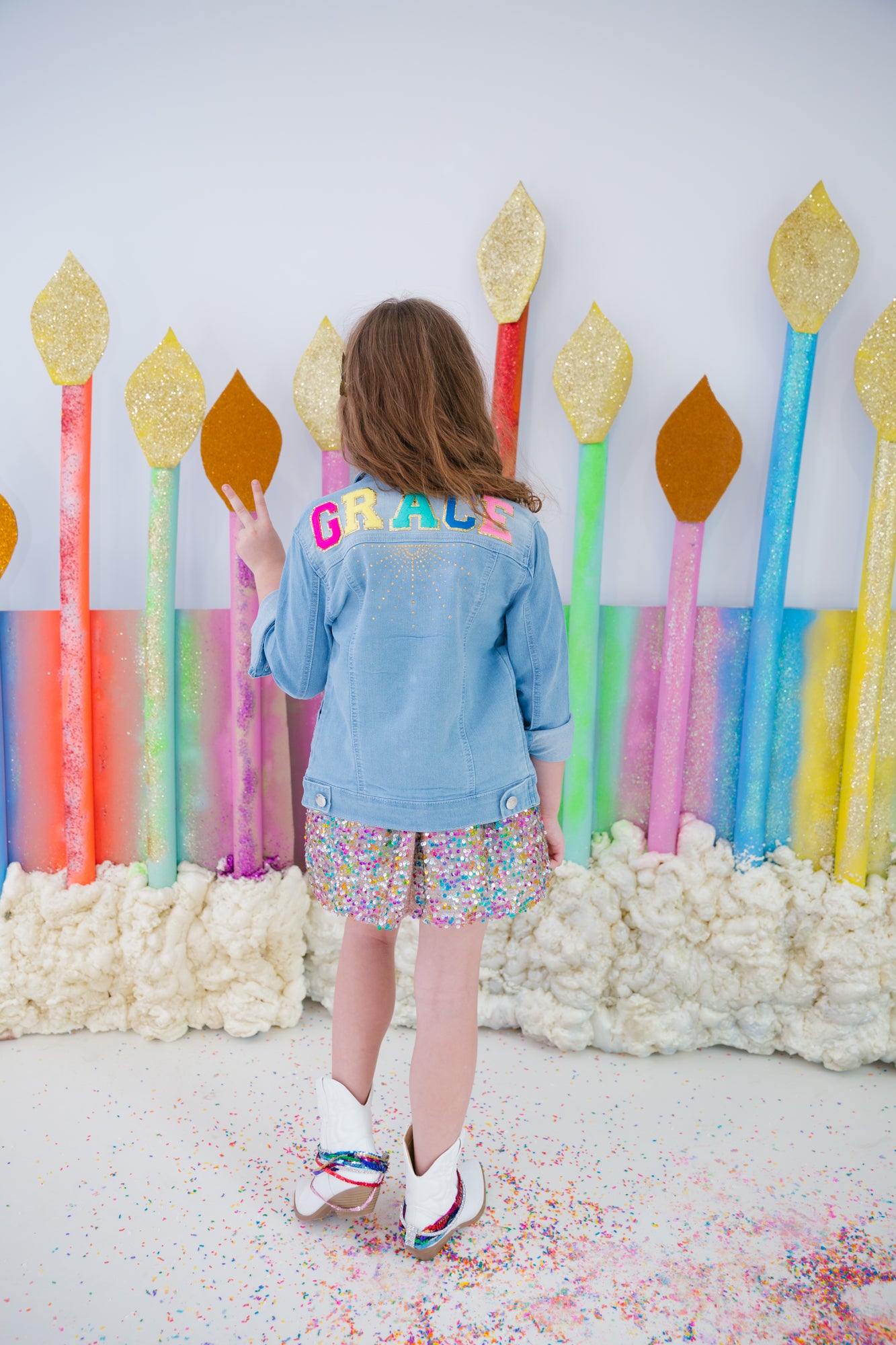 MINI KIDS JM CUSTOM DENIM JACKET JACKET Judith March   
