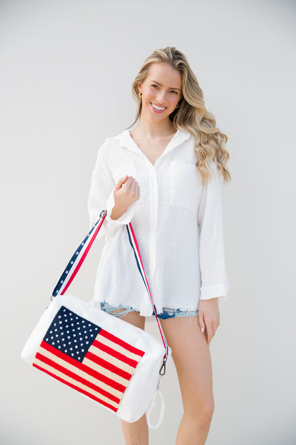 THE FIRST LADY TERRY CLOTH BAG TRAVEL BAG Judith March   