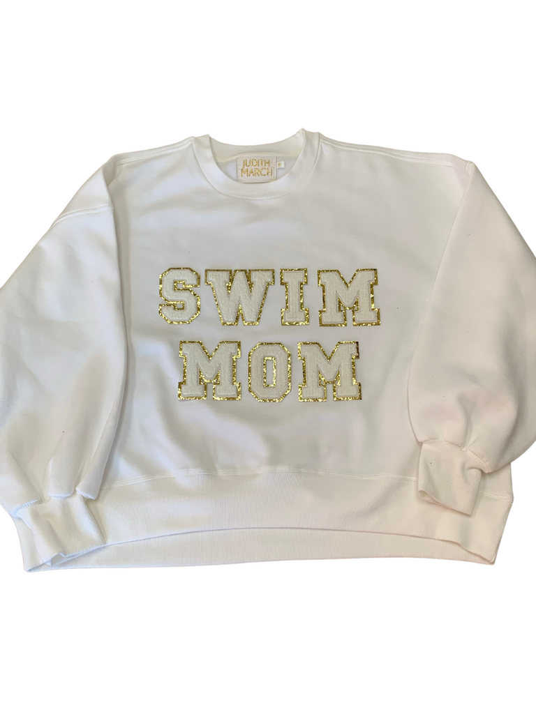 SWIM MOM PULLOVER pullover Judith March SMALL WHITE 