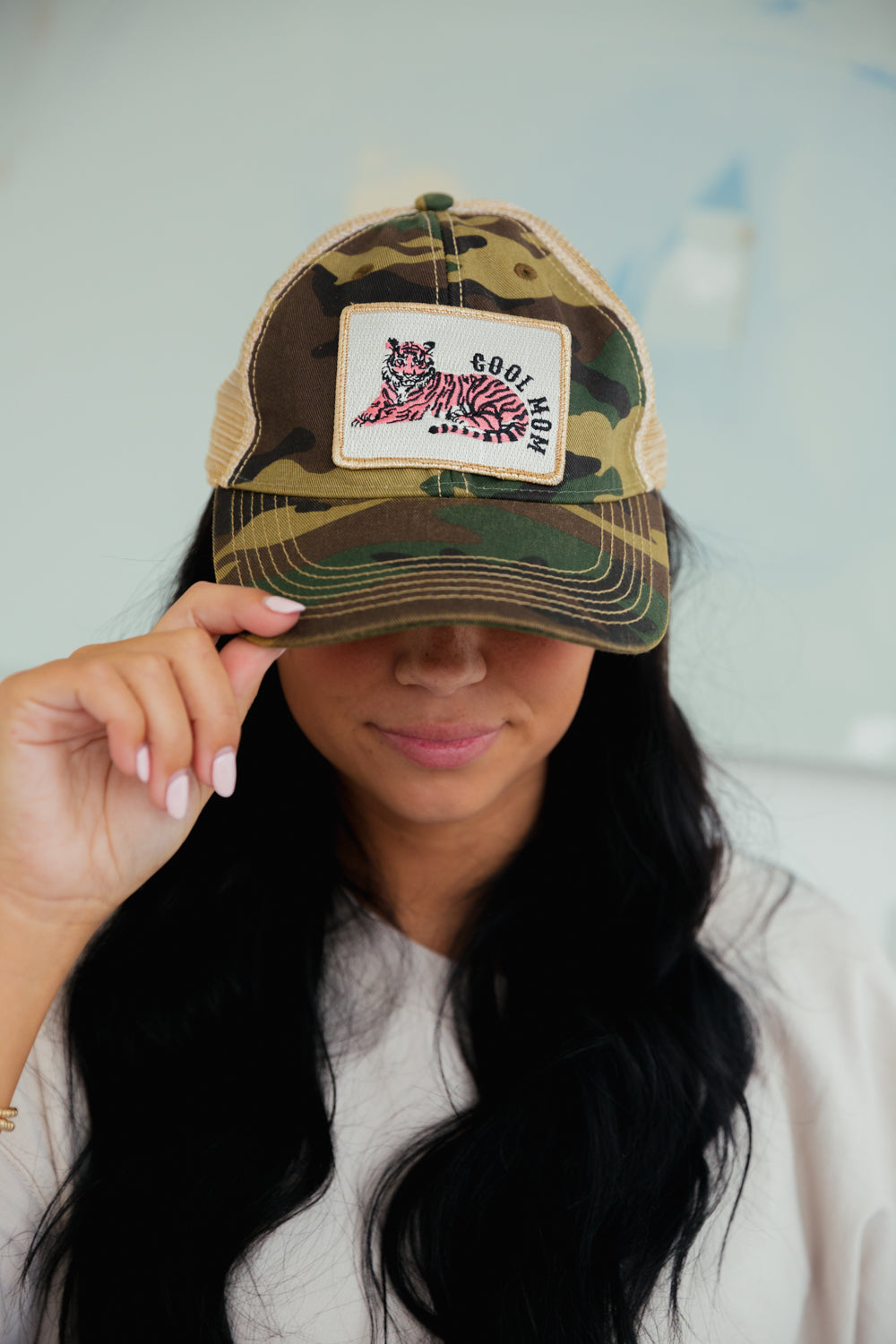 COOL MOM PATCH HAT HAT Judith March CAMO  