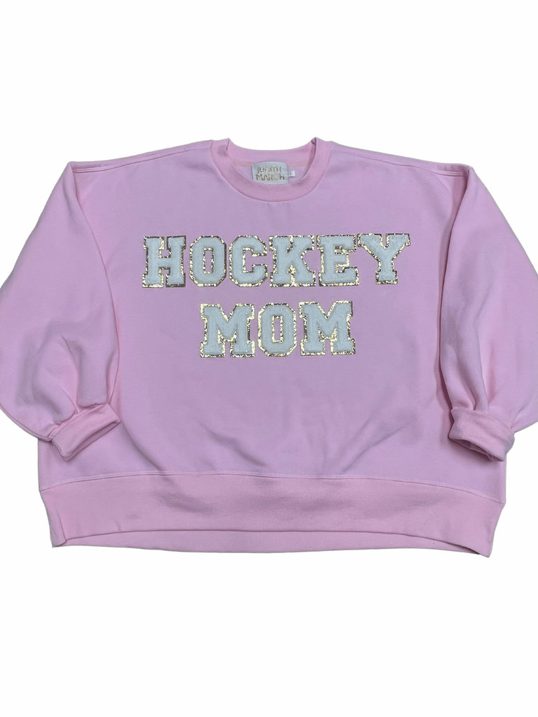 HOCKEY MOM PULLOVER Shirts & Tops Judith March SMALL PINK