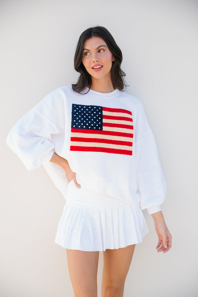AMERICA’S FINEST WHITE PULLOVER pullover Judith March