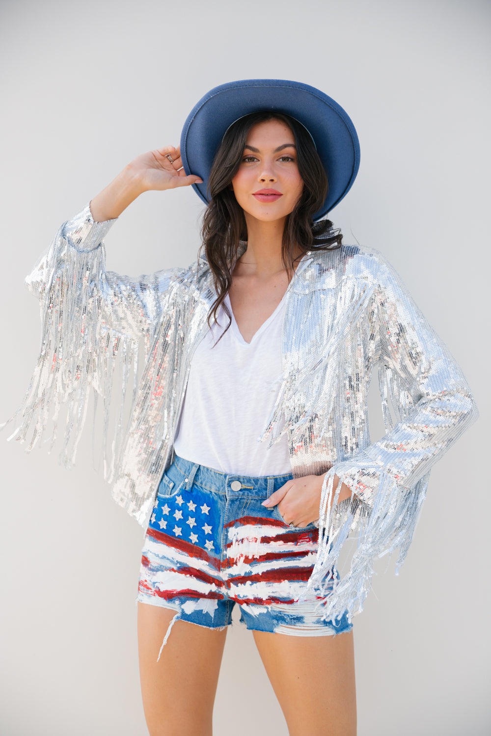 INDEPENDENCE DENIM SHORTS shorts Judith March
