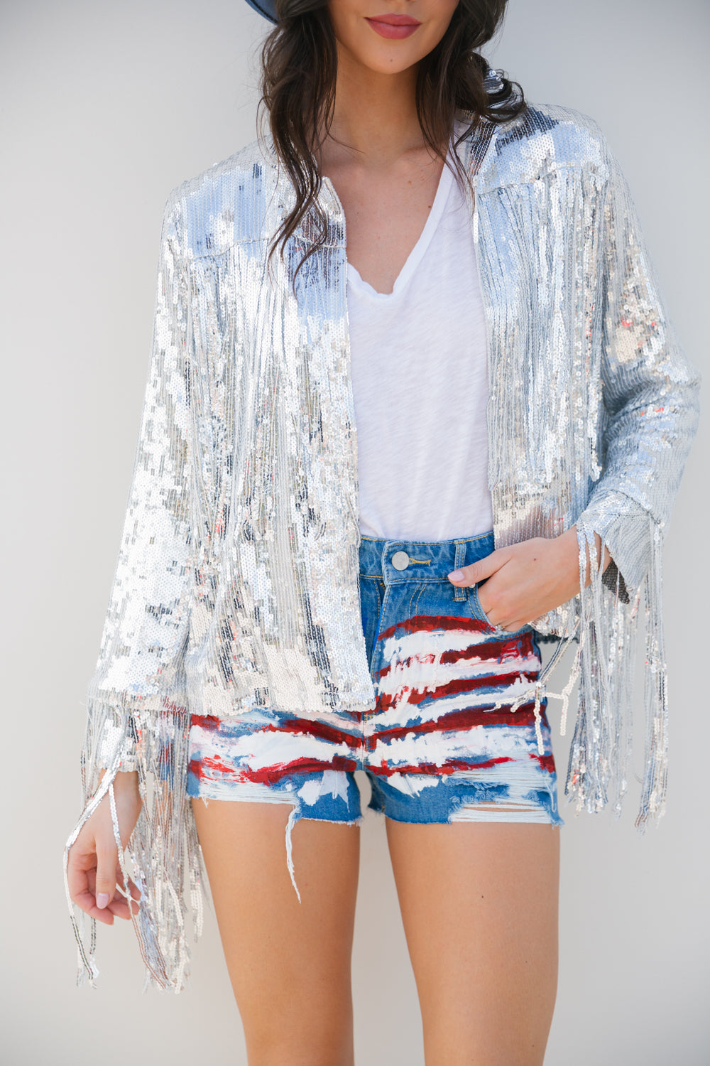 INDEPENDENCE DENIM SHORTS shorts Judith March
