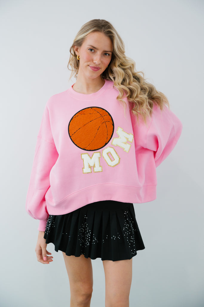 BASKETBALL MOM PINK PULLOVER pullover Judith March   