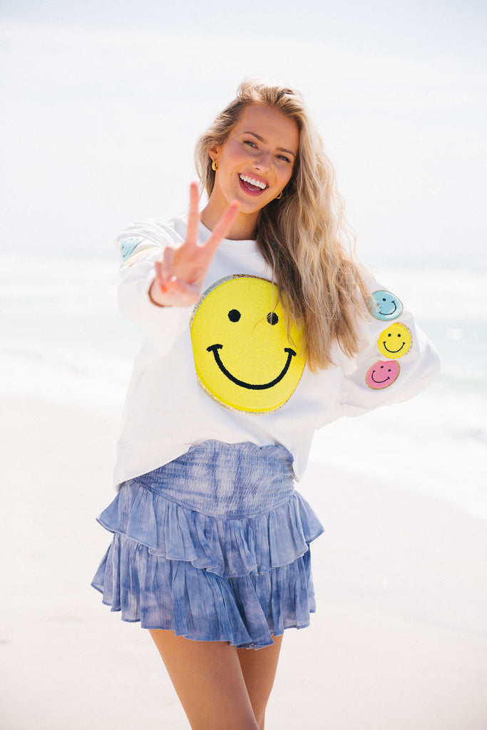 HAPPY FACE PULLOVER