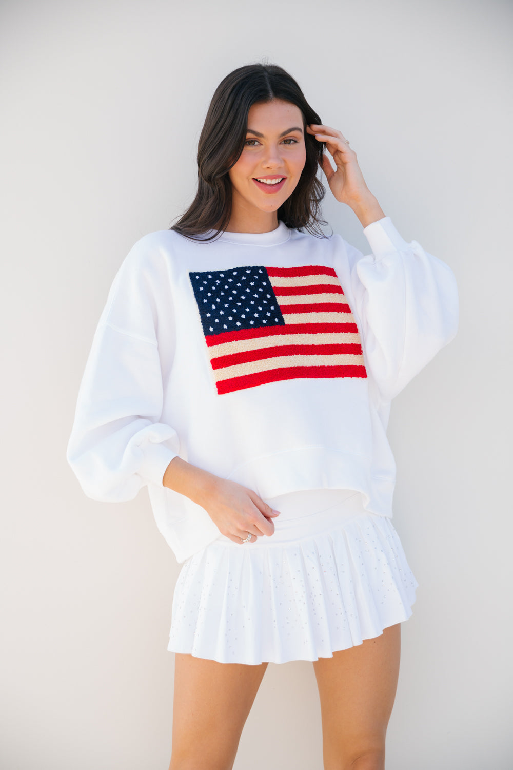 AMERICA’S FINEST WHITE PULLOVER pullover Judith March
