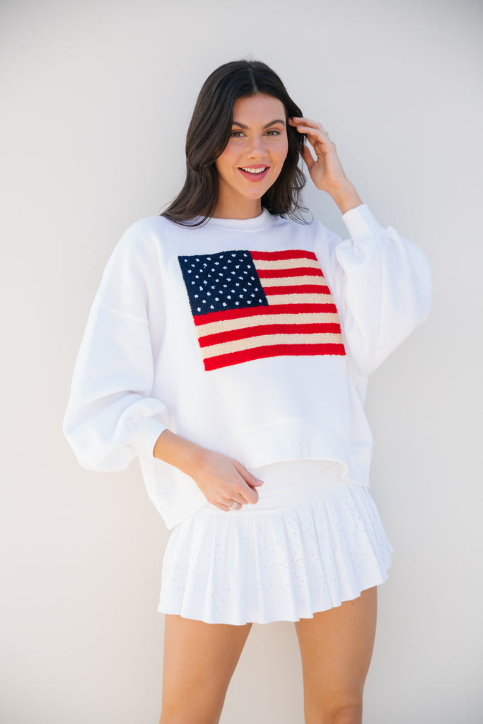 AMERICA’S FINEST WHITE PULLOVER pullover Judith March