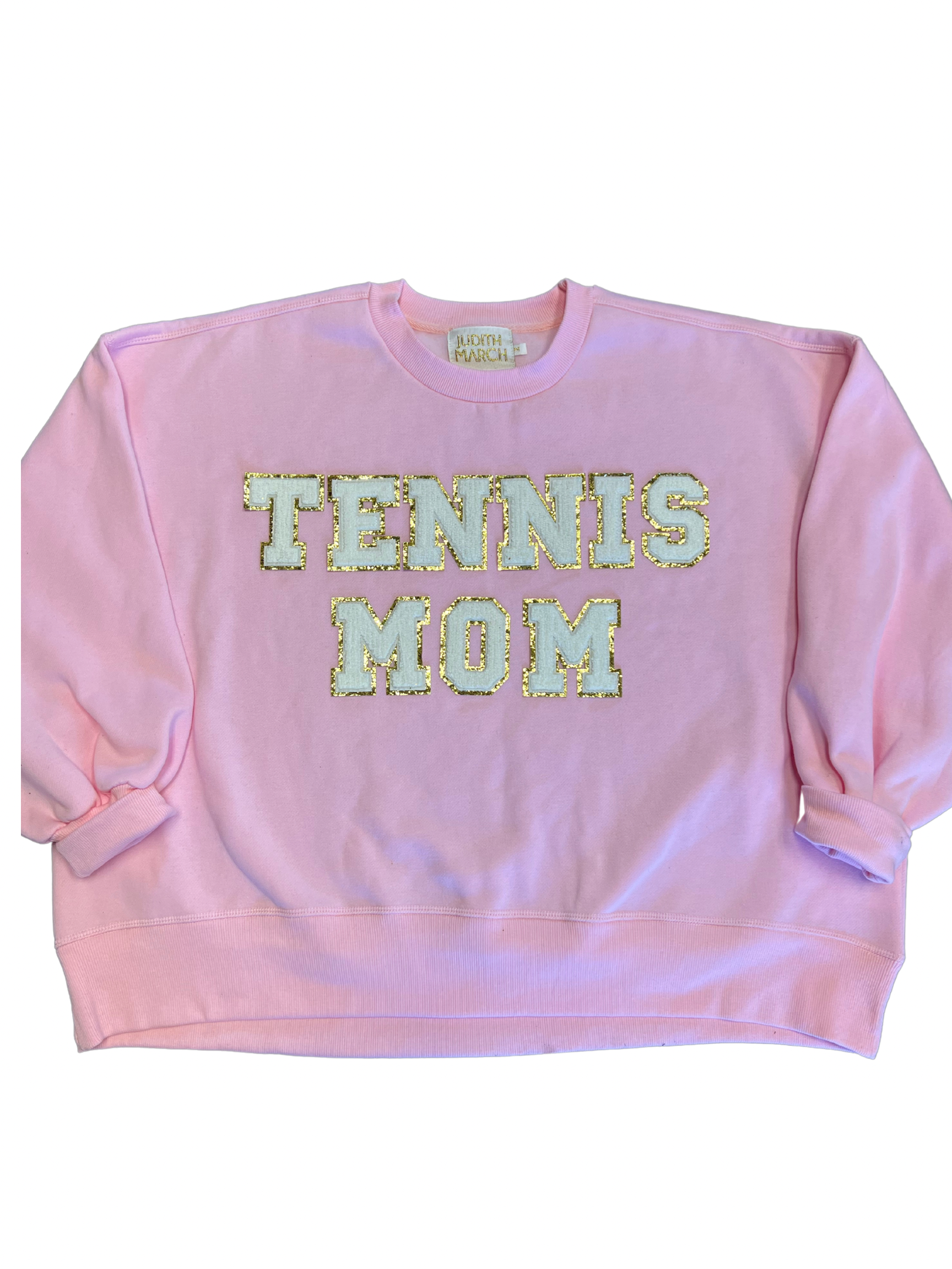 TENNIS MOM PULLOVER TOP Judith March SMALL PINK