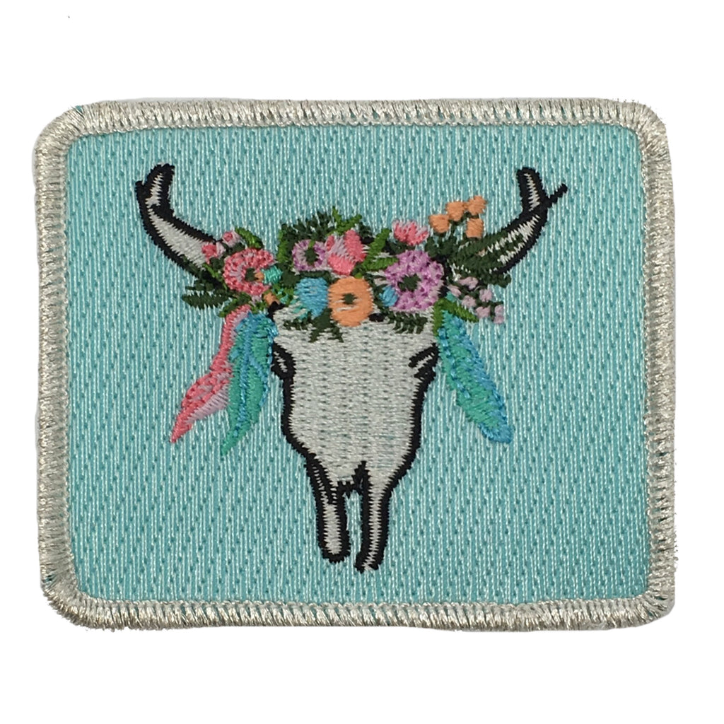 FLORAL STEER PATCH HAT Hats Judith March   