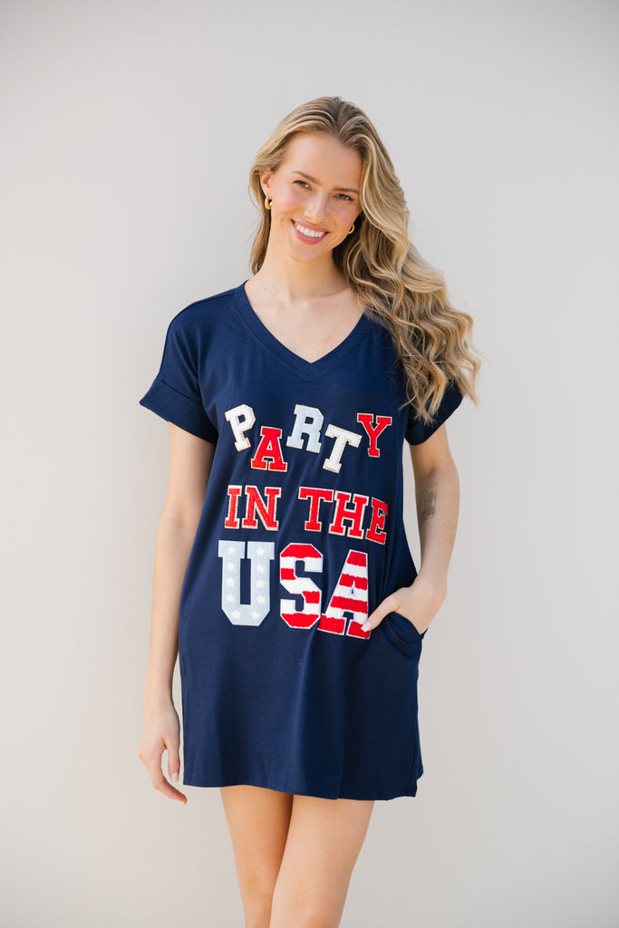 PARTY IN THE USA T-SHIRT DRESS