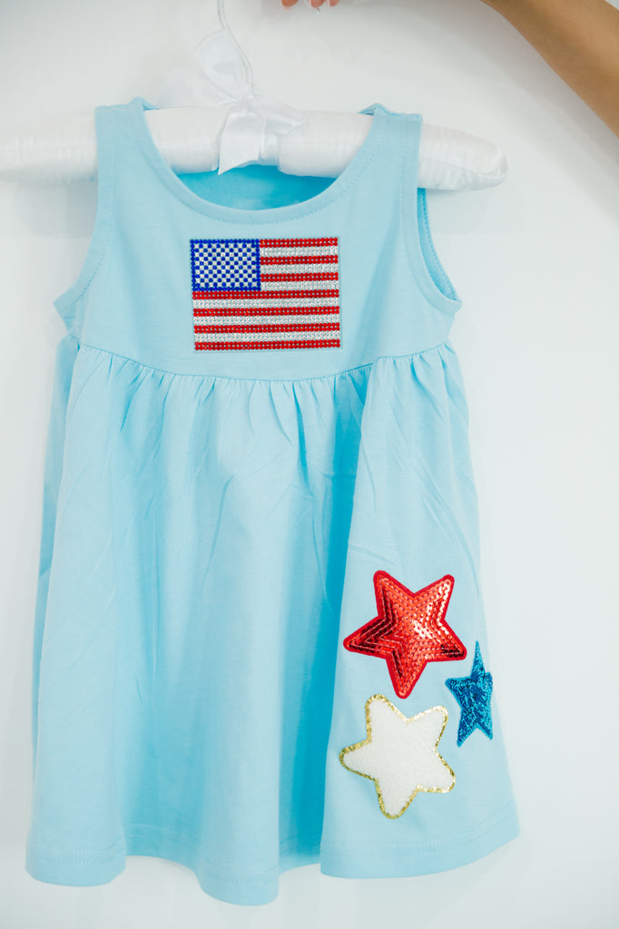 MINI KIDS AMERICAN BABY DRESS
